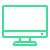 Un monitor per computer stilizzato